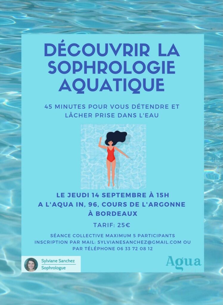 sophrologie aquatique Bordeaux