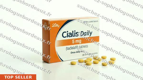 Cialis Quotidien générique (Tadalafil) 5mg à Lille — Meilleur prix dès 0,90€
